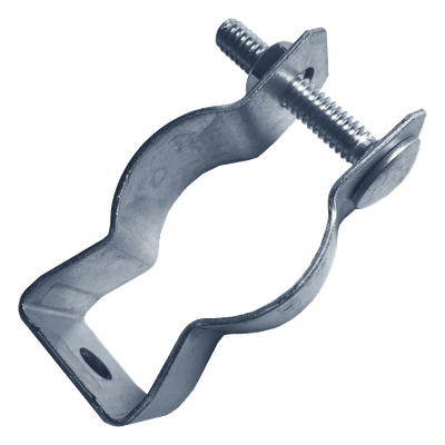 Abrazadera Clip / 1 1/2" (47-53 mm) / Varilla 3/8" / Cincado Electrolítico 5 micras / Montaje Rápido