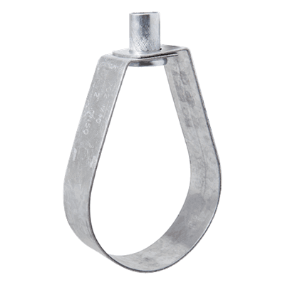 Abrazadera Tipo Pera / 2 1/2" (77 mm) / Carga 426 kg / Cincado Electrolítico 5 micras / Tuerca 3/8" / Montaje Rápido