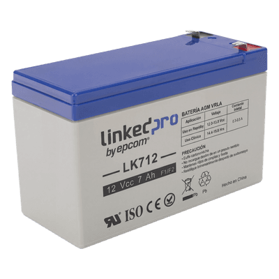 Batería de Respaldo AGM-VRLA / 12 V / 7 Ah / Vida Útil 5 Años / Terminales F1 + Adaptador F2 / Certificación UL — miniatura 2
