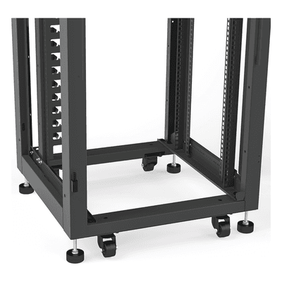 Gabinete de Piso 19in / 24UR / 600 mm Profundidad / Carga 532 kg / Puerta con Cristal Templado / Cierre 3 Puntos — miniatura 11