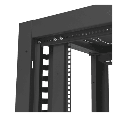 Gabinete de Piso 19in / 24UR / 600 mm Profundidad / Carga 532 kg / Puerta con Cristal Templado / Cierre 3 Puntos — miniatura 13