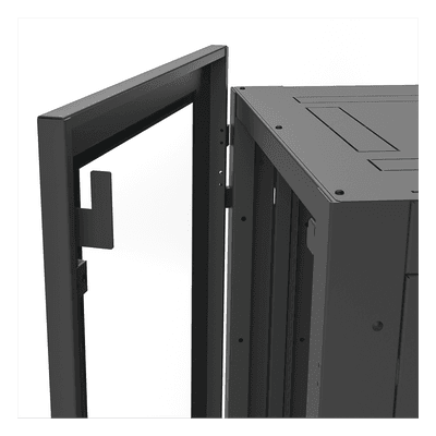 Gabinete de Piso 19in / 24UR / 600 mm Profundidad / Carga 532 kg / Puerta con Cristal Templado / Cierre 3 Puntos — miniatura 9