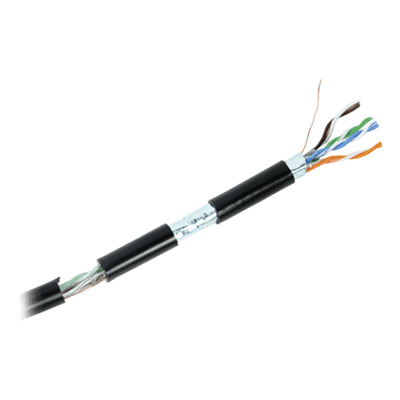 Bobina de cable / Cat5e / FTP blindado / 305 m (1000 ft) / Exterior UV / PoE larga distancia / UL CMX — miniatura 2