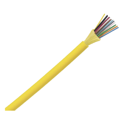 Cable de Fibra Óptica / 12 Hilos / Monomodo OS2 9/125 / Tight Buffer 900 µm / OFNP Plenum / No Conductivo / Interior