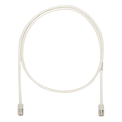 Cable de Parcheo UTP / Categoría 5e / 2.13 m (7 ft) / 24 AWG / Conector RJ45 / T568A / CM / Blanco Mate