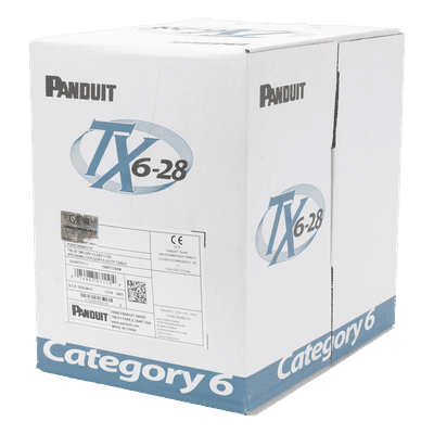 Cable UTP / Categoría 6 / 28 AWG / 305 m (1000 ft) / 4 Pares / CM/LSZH / 250 MHz / 4 mm