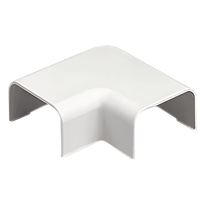 Conexión en Ángulo Recto / 90° para Canaleta LD3 / ABS / Blanco Mate / UL94V-0 / FT4