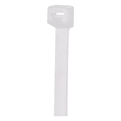 Cincho de Nylon / 200 mm (6.6 ft) x 2.5 mm / Tensión 80 N / Rango -40°C a 85°C / Plenum AH-2 / UV Resistente / Paquete 100 pz