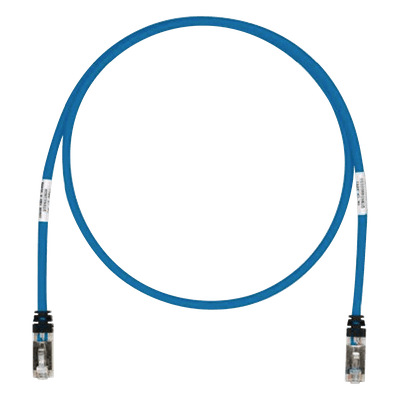 Patch Cord Cat6A / S/FTP Blindado / 500 MHz / 26 AWG / CM/LS0H / 1.52 m (5 pies) / Azul