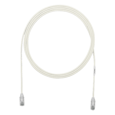 Cable de Parcheo Cat6 UTP / 28AWG Diámetro Reducido / 1.52 m (5 Pies) / PoE++ / LSZH-CM / Blanco Mate