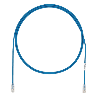 Cable de Parcheo UTP Cat6A / CM/LSZH / 28AWG Diámetro Reducido / 1.52 m (5 Pies) / Azul