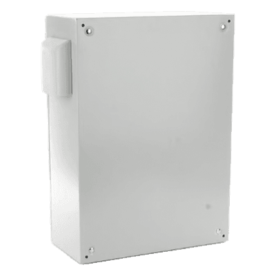 Gabinete de Acero para Exterior / IP55 / IK10 / 600 x 800 x 300 mm (23.6 x 31.5 x 11.8 in) / Ventilación con Filtro / Placa Trasera Galvanizada — miniatura 3