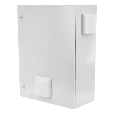 Gabinete de Acero para Exterior / IP55 / IK10 / 600 x 800 x 300 mm (23.6 x 31.5 x 11.8 in) / Ventilación con Filtro / Placa Trasera Galvanizada — miniatura 4