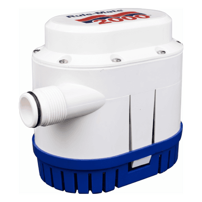 Bomba de Achique / 7,570 l/h (2,000 GPH) / Sensor Electrónico Integrado / Auto Encendido/Apagado / Conexión 1" NPT / Protección de Batería