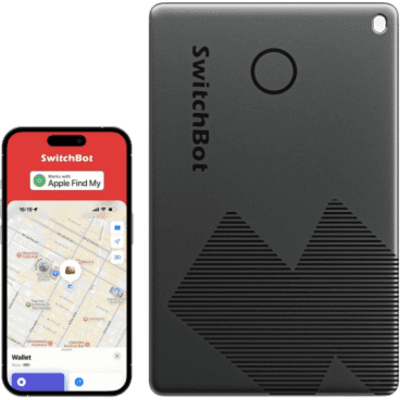 Localizador de Billetera / Compatible Apple Find My / Bluetooth BLE / NFC 13.56 MHz / IP67 / Batería 540 mAh / 3 Años Autonomía / 85 x 54 x 2.5 mm (3.3 x 2.1 x 0.1 in)