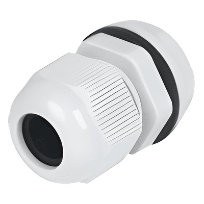 Conector Tipo Glándula / Plástico / Cable 6 a 12 mm / Rosca 20.2 mm (51/64')