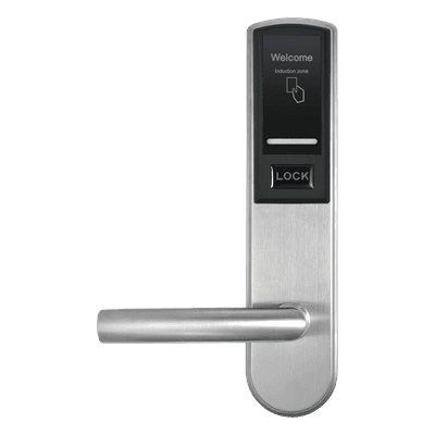 Cerradura para Hotel / Mano Izquierda / MIFARE 13.56 MHz / Aleación de Zinc / 224 Eventos / Backset 62.5 mm